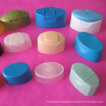 Plastic Flip Top Cap for Shampoo Bottle